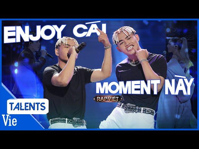 TEZ tung sở trường fastflow Enjoy Cái Moment Này gây bão tiến thẳng chung kết | Rap Việt Live Stage