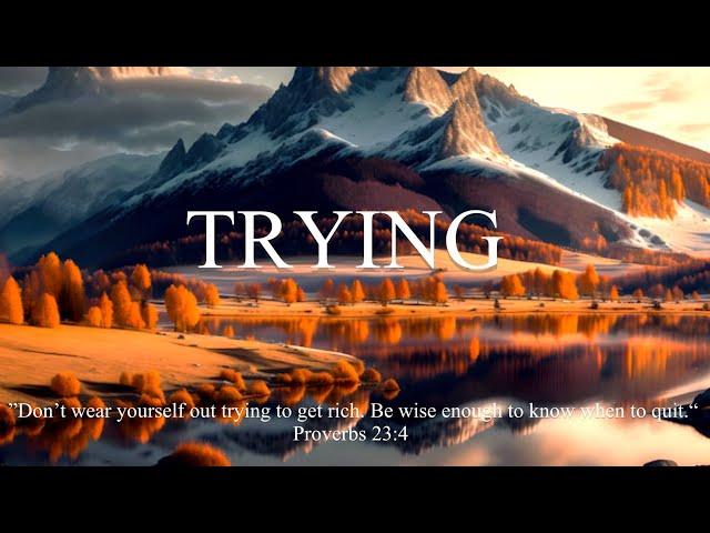 [FREE FOR PROFIT] “Trying" Type Beat | Gospel Rap Beat| Christian Hip Hop| Worship Beat|