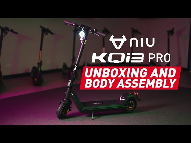 NIU KQi3 PRO Electric Scooter Unboxing and Setup