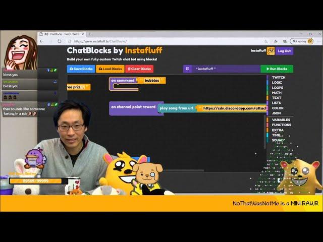 SUPER-Easy and Code-Free Twitch Chatbot with Channel Points integration - ChatBlocks!