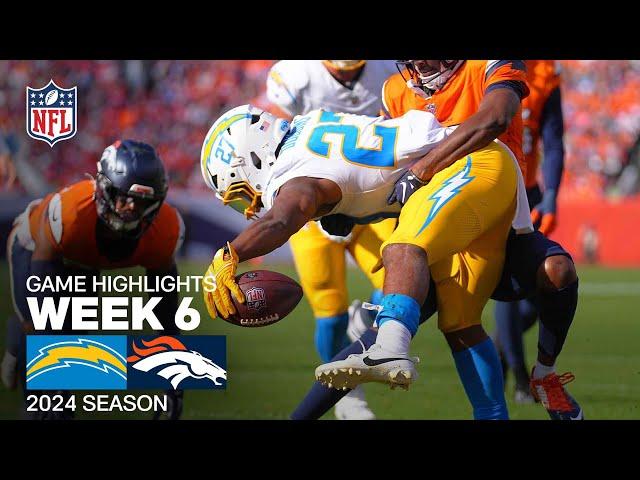 Los Angeles Chargers vs. Denver Broncos Game Highlights | NFL 2024 Season Week 6