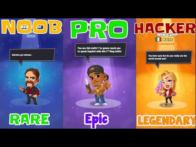 IDLE MAFIA NOOB VS PRO VS HACKER