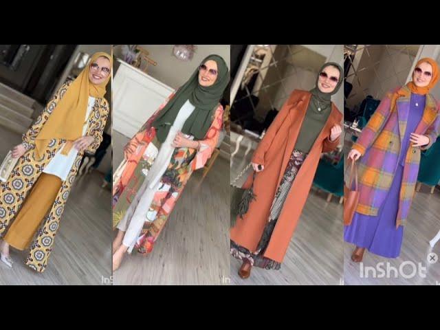 تنسيق ملابس تركية للمحجبات/موضة شتاء 2023/modern hijab/hijab style 2023