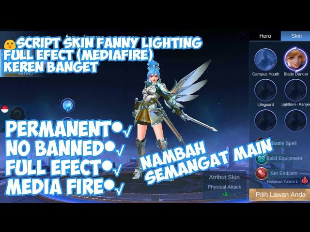 Script skin Fanny lighting by Wulung Gaming NoBaned (Mobile Legend)