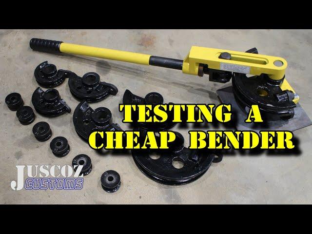 Testing a cheap bender that does not suck