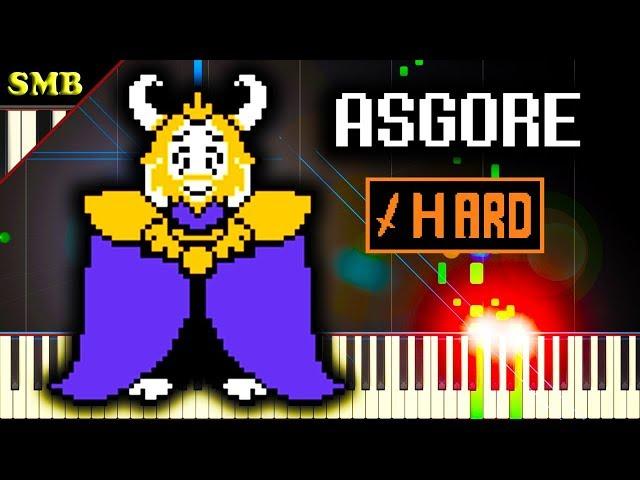 UNDERTALE - ASGORE - Piano Tutorial