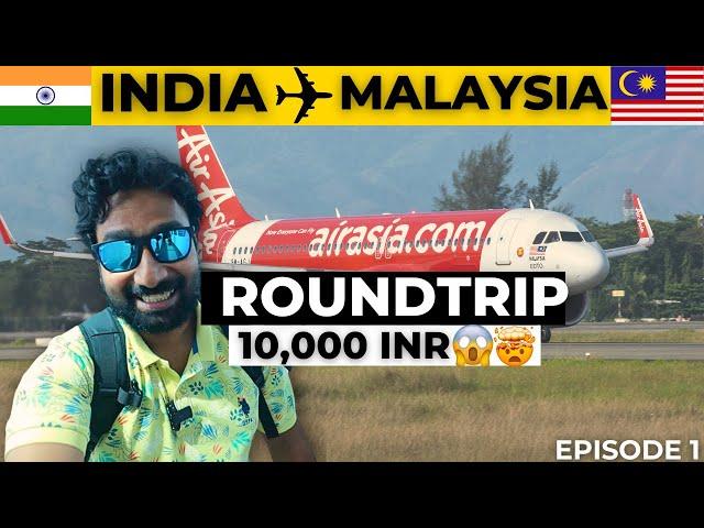 MALAYSIA VISA FREE For INDIANS | Chennai to Kuala Lumpur by Air Asia | Immigration Process - Ep 1