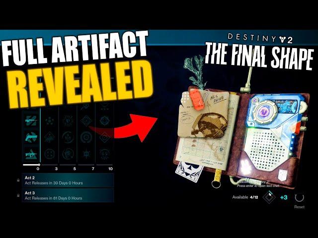 Every Perk on The New Artifact Revealed! (Destiny 2 The Final Shape)