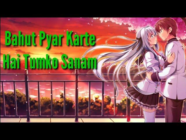 Bahut Pyar Karte Hai Tumko Sanam | Lyrics | Music On Demand | Anuradha Paudwal | Saajan | Sameer