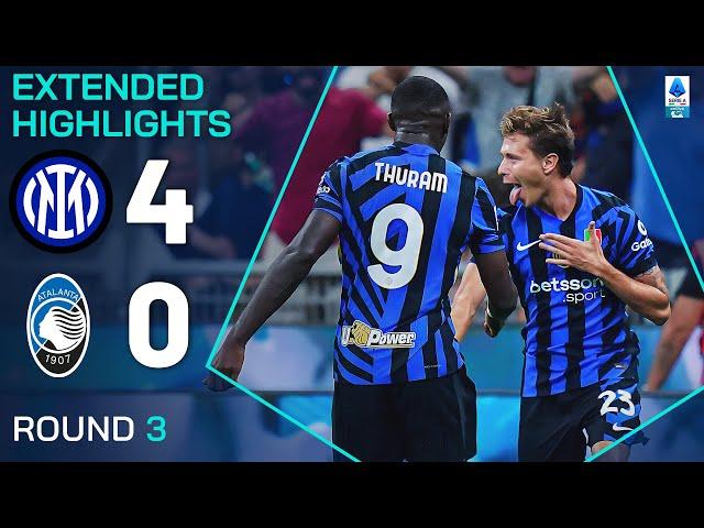 INTER-ATALANTA 4-0 | EXTENDED HIGHLIGHTS | SERIE A 2024/25