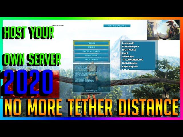 How To Host Your Own Dedicated Server - Ark: Survival Evolved {On Ps4} (2020 And Play The Same Time)