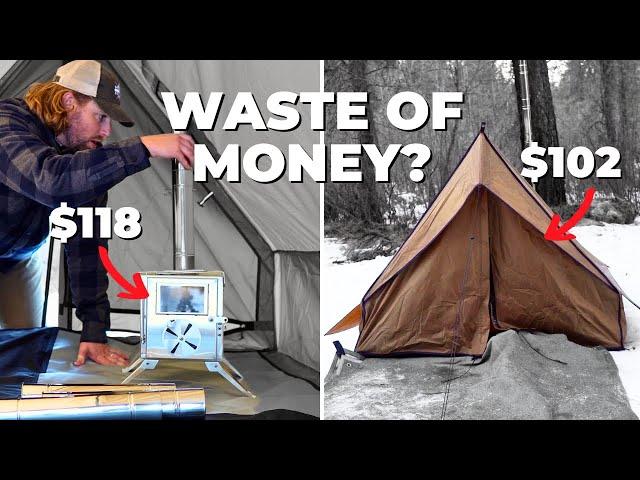 The Cheapest Hot Tent and Stove From TEMU! 