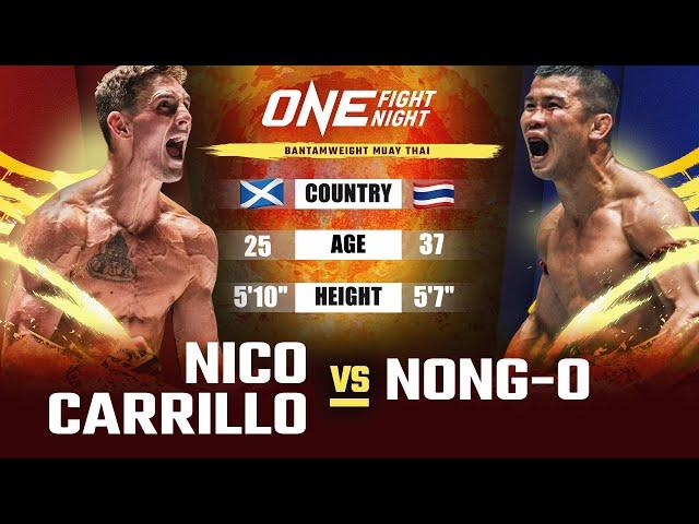 Phenom vs. Legend  Nico Carrillo vs. Nong-O | Muay Thai Full Fight