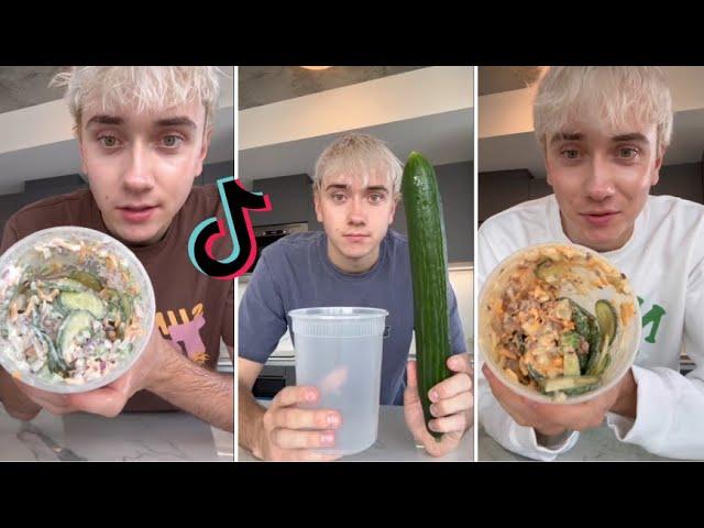 Logan's Cucumber Salad Recipes  - Tik Tok Compilation.