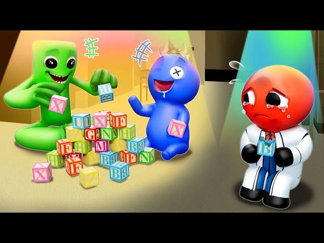 RAINBOW FRIENDS A VERY SAD RED STORY  | Rainbow Friends 2 | Cartoon Animation