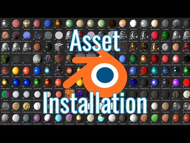 How to install asset libraries