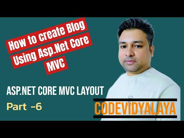 How to create Role Wise Layout ASP.NET Core MVC  Blog Part -6