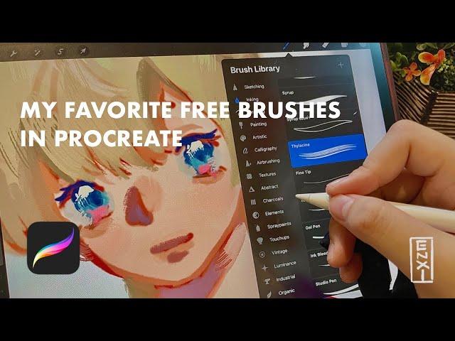 My Favorite Brushes In Procreate | รวมบรัชโปรครีเอตที่ชอบใช้ (บรัชฟรี) | Enxy