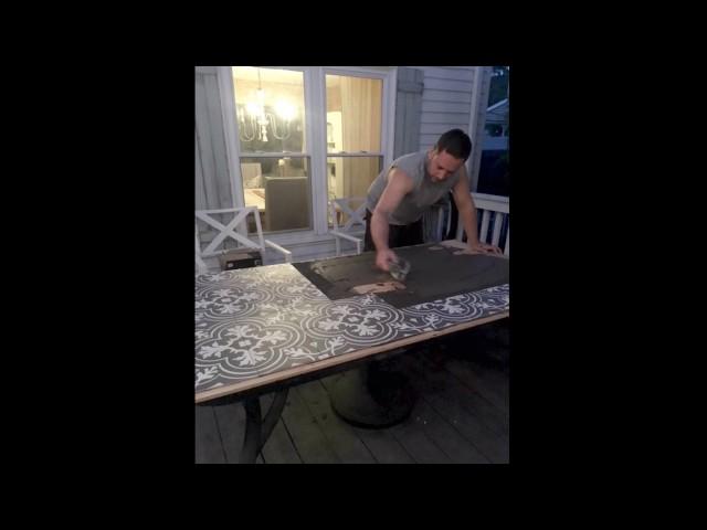 DIY Tile Table Top