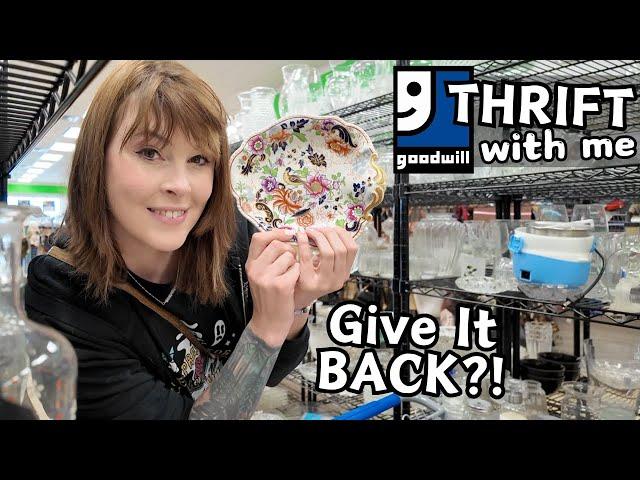 Give It BACK?! | Goodwill Thrift With Me | Reselling