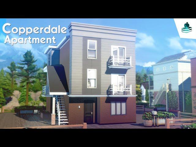 Copperdale Starter Apartment (Under 20K) ️ | The Sims 4 High School Years Speed Build | No CC