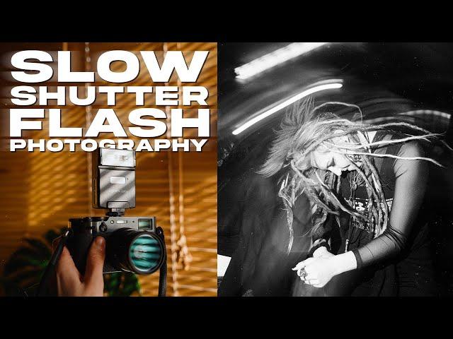 Slow Shutter Flash - Fuji x100v - Easy Tutorial (for ANY camera)