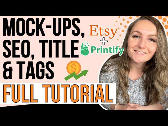 Full Print On Demand Printify And Etsy Listing Tutorial (FREE COURSE) T-Shirt Business How To Video