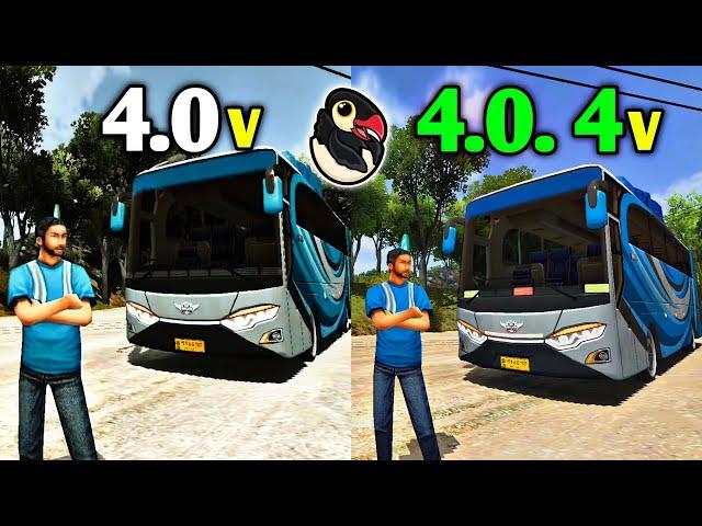 Old Graphics 4.0 vs New Graphics 4.0.4! Big Update 4.0.4 in Bus Simulator Indonesia | Bus Gameplay