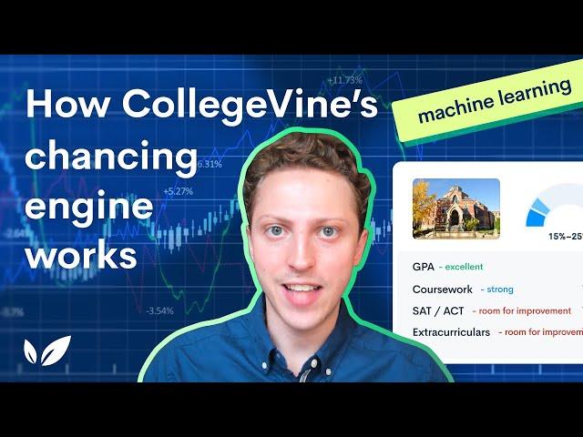 How CollegeVine's chancing engine works (featuring machine learning)