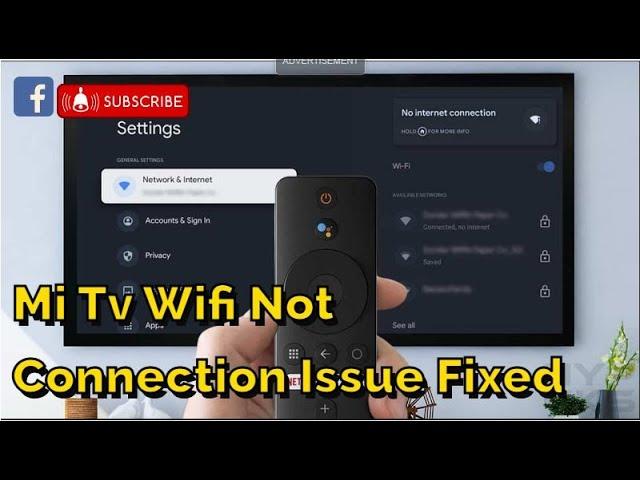 Mi TV Wi-Fi Connection Problem - Fixed | Mi Tv Wifi Connection Problem | Mi Tv Internet Not Working