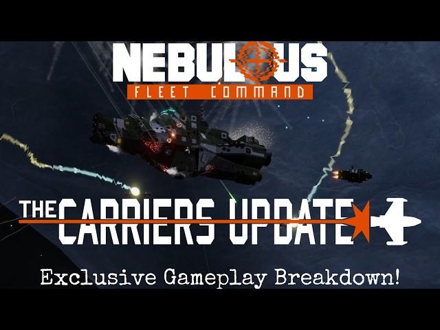 Nebulous: Fleet Command - CARRIER UPDATE Exclusive Gameplay!