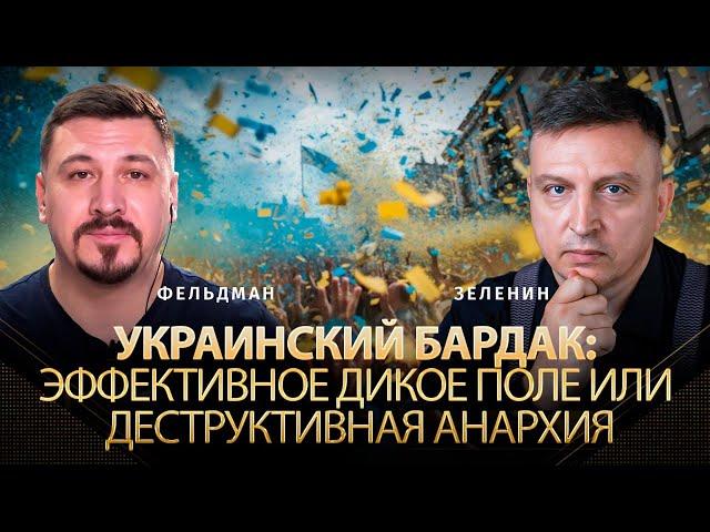 Украинский бардак: эффективное дикое поле или деструктивная анархия | Всеволод Зеленин, Фельдман