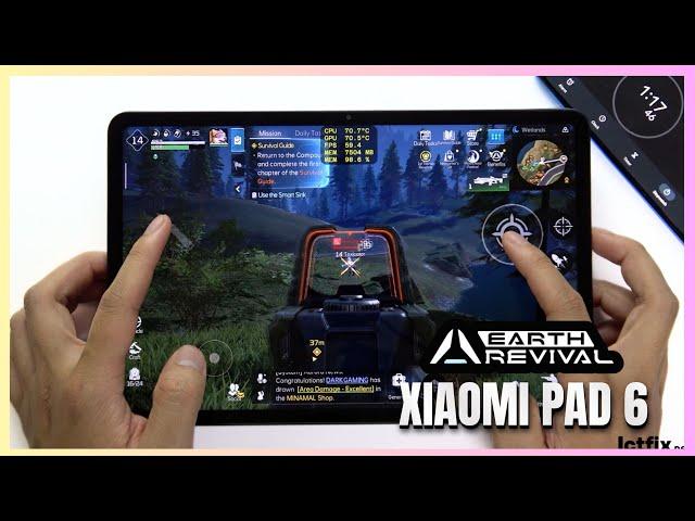 Xiaomi Pad 6 Earth Revival Gaming test | Snapdragon 870, 144Hz Display