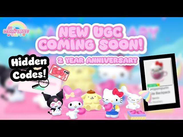 Gacha Tix Codes & 2nd Anniversary UGC | My Hello Kitty Cafe | Roblox