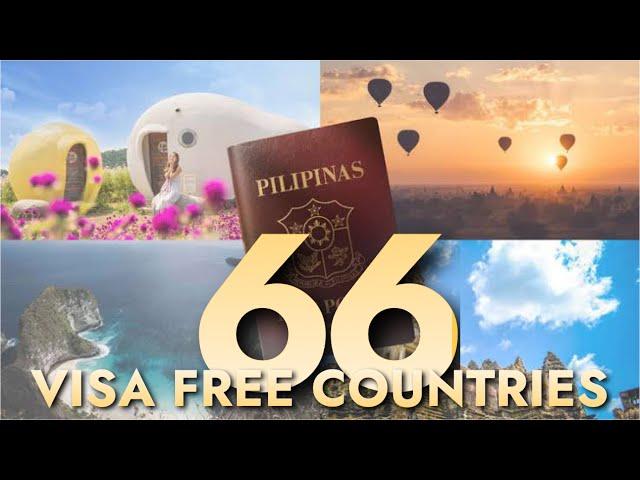 VISA FREE COUNTRIES FOR PHILIPPINE PASSPORT HOLDERS 2024‼️