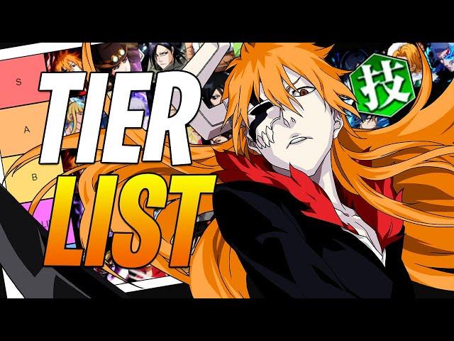 BEST TECHNIQUE CHARACTERS TIER LIST (PVE) - Bleach Brave Souls