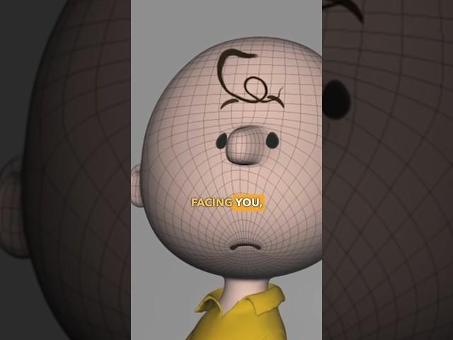 Creating a 3D Charlie Brown! #animator #animation  #cgi