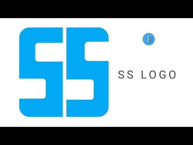 CREATE A STUNNING SS LOGO DESIGN IN MINUTES! #pixellab #viraldesign #logo #nice  @FaizyNhidz