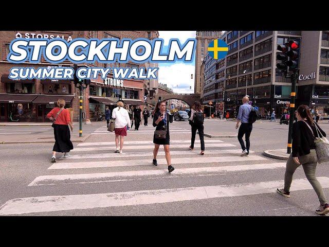 Stockholm Summer City Walk - Sweden (#663)