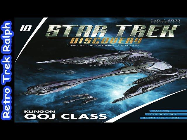 Star Trek Discovery: Issue 10:  Klingon Qoj Class. Model Review By Eaglemoss/Hero Collector.