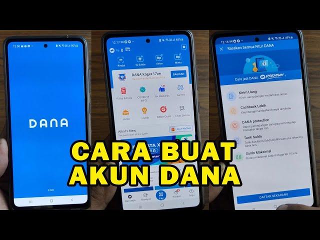 Cara Membuat Akun DANA Terbaru (Daftar Langsung Pake Nomor HP)