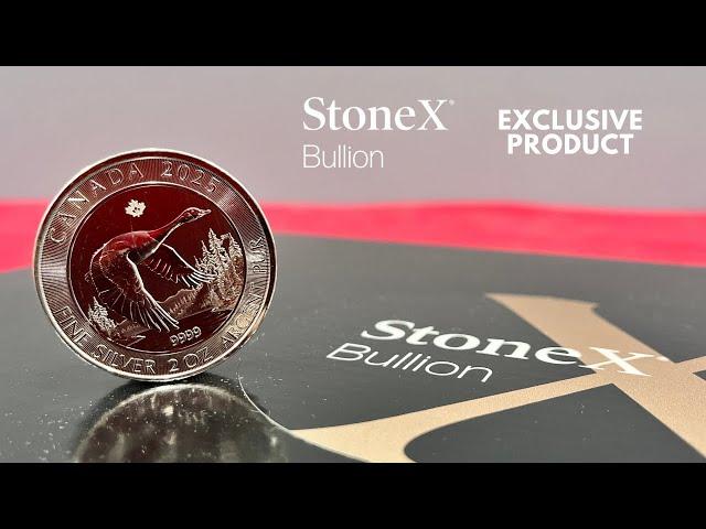 2025 Canada Goose 2 Oz Silver Coin StoneX Bullion - Exclusive Unboxing!