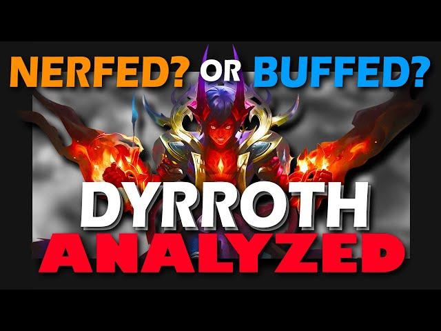 DYRROTH BUFFED! || MOBILE LEGENDS ADVANCED SERVER ADJUSTMENT REVIEW AND TESTS