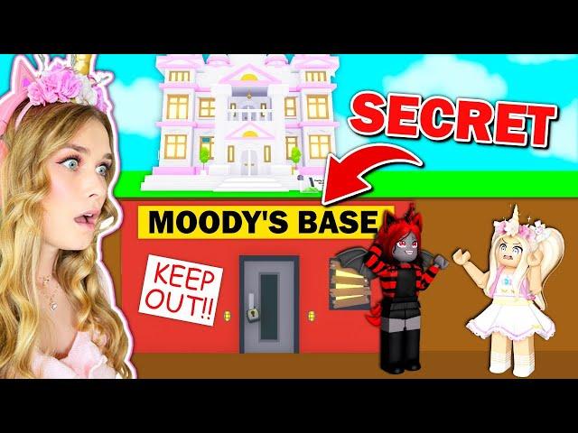 I CAUGHT Moody Building A *SECRET* BASE Under My House In Adopt Me! (Roblox)