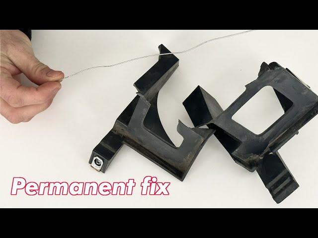 How To Plastic Weld & Fix Broken Or Cracked Plastic 2