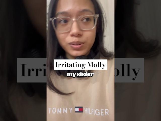 The secret behind Molly's 4 am study vlog | irritating my sister @MollyB214