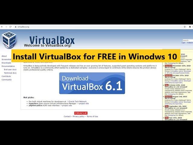 How to Install VirtualBox 6 (2021) in Windows 10