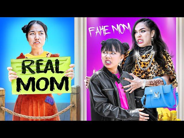 Fake Rich Mom Vs Real Poor Mom! I Was Kidnapped By Fake Mom | Baby Doll And Mike