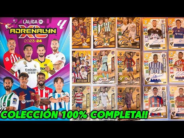 COLECCION *100% COMPLETA* ADRENALYN XL 2023-24 LIGA EA SPORTS!!! con AUTOGRAFOS