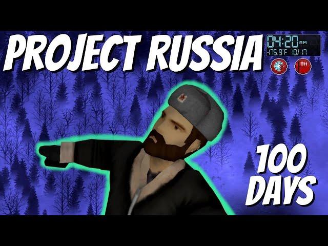 Can I Survive 100 Days In RUSSIA? | Project Zomboid Cryogenic Winter